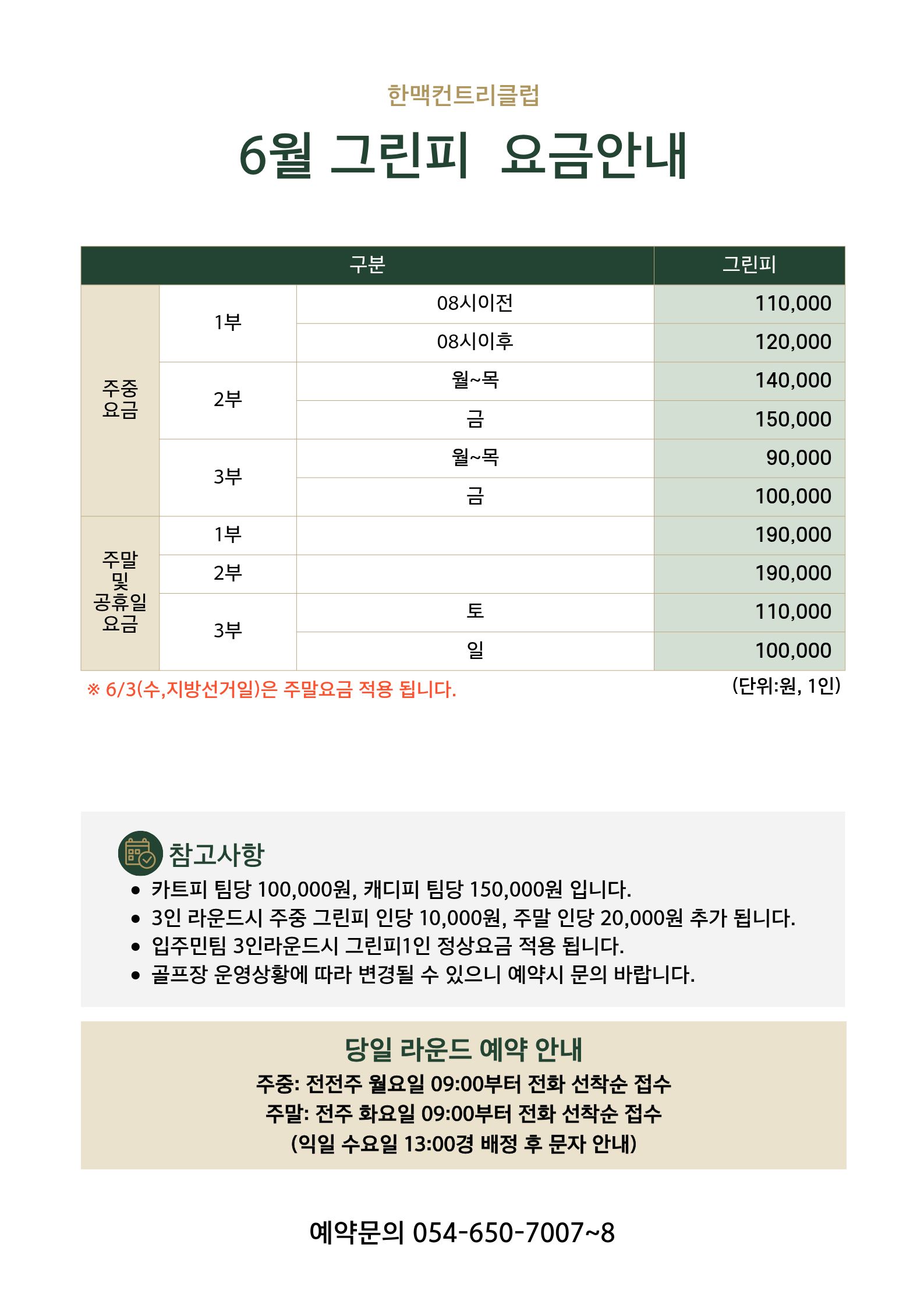 6월 그린피