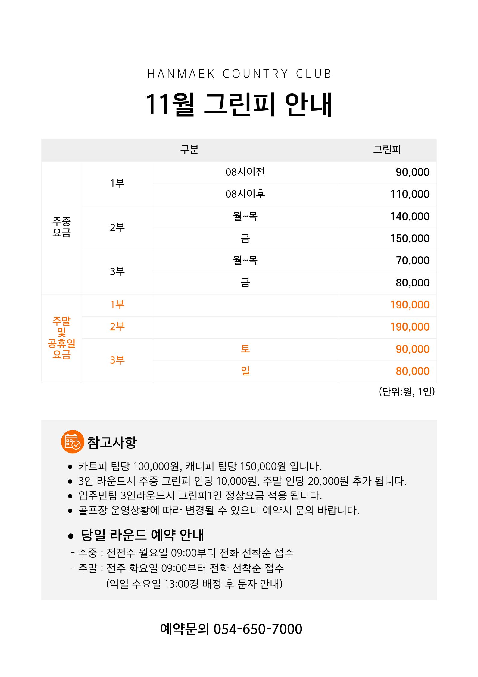 11월 그린피